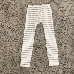 Childhoods Clothing Gray and Cream Ribbed Joggers